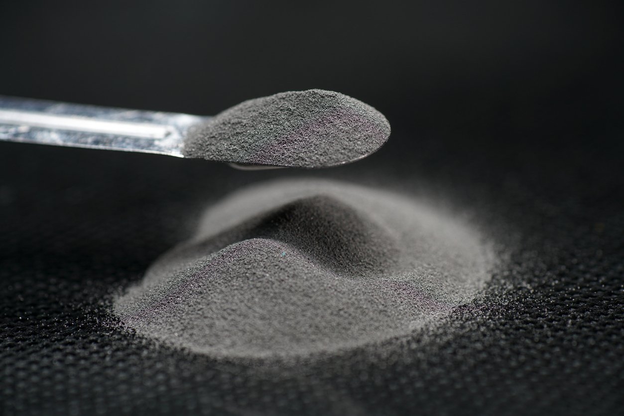 Finely powdered metal
